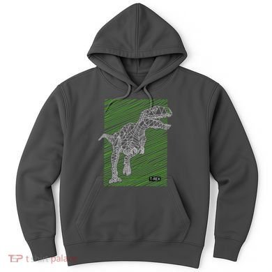 T Rex Illustration Hoodie