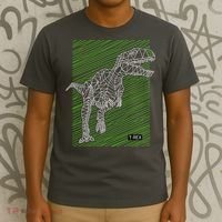 T Rex Illustration T-Shirt thumb 3