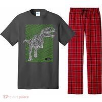 T Rex Illustration Pajama Set thumb 0