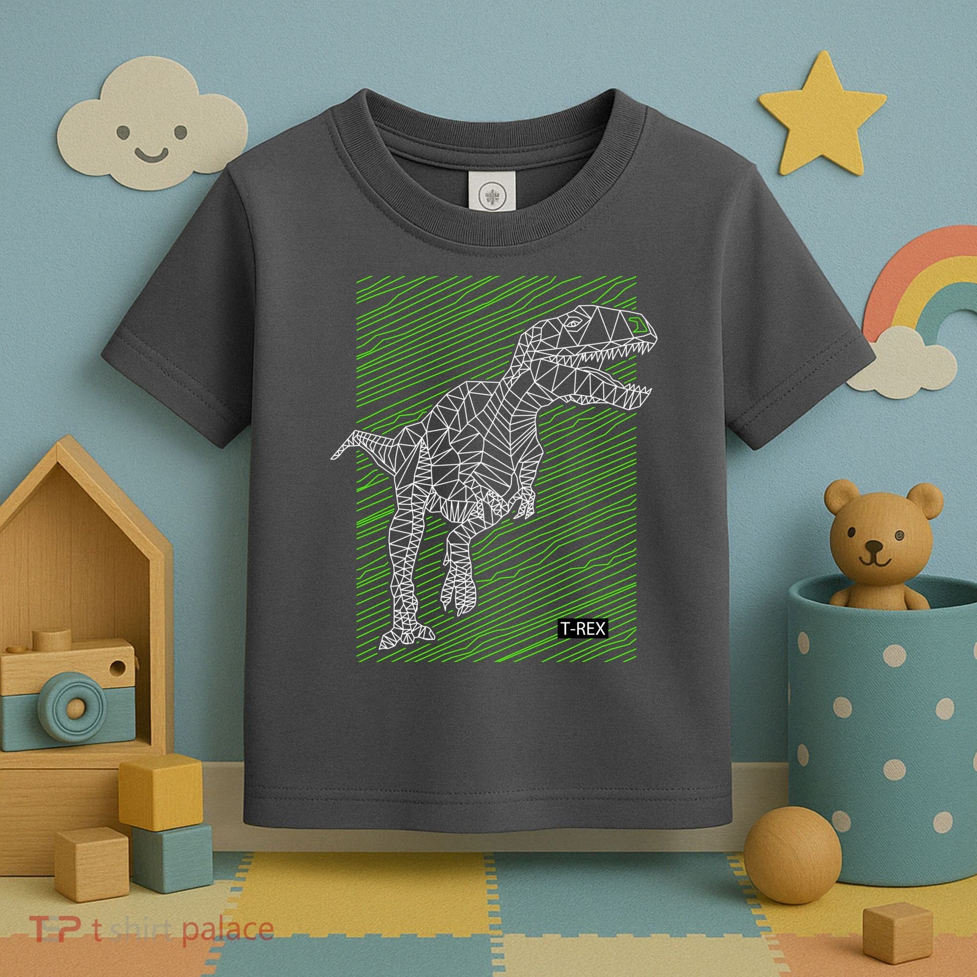 T Rex Illustration Toddler T-Shirt