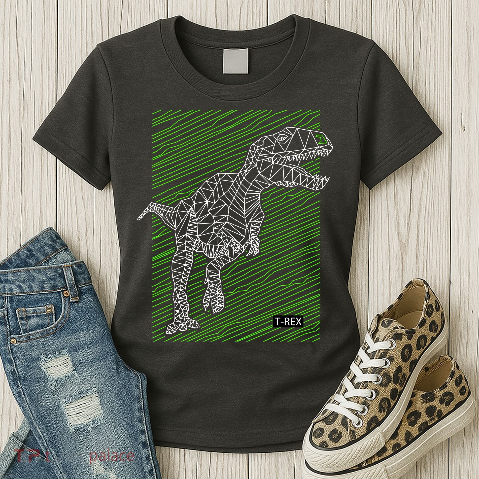 T Rex Illustration Women's T-Shirt