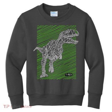 T Rex Illustration Kids Sweatshirt