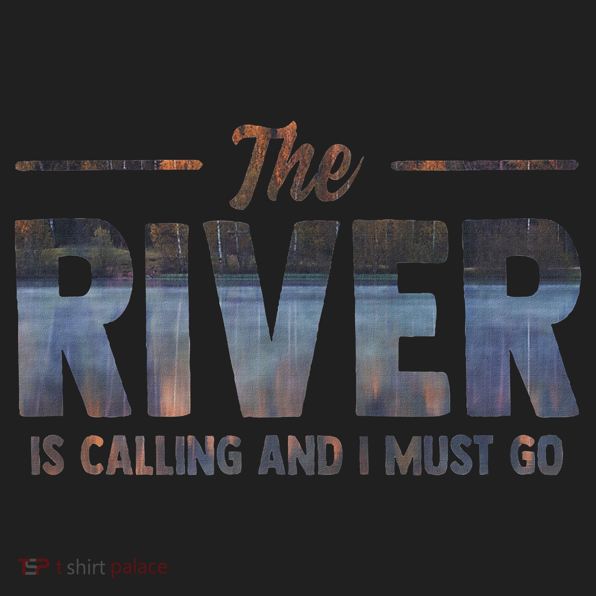 The River Is Calling I Must Go White Water Rafting Boating 15oz Campfire Ceramic Mug