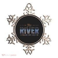 The River Is Calling I Must Go White Water Rafting Boating Ornament thumb 0