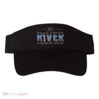 The River Is Calling I Must Go White Water Rafting Boating Visor thumb 0