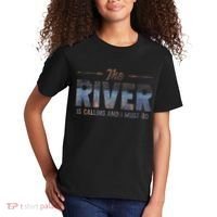 The River Is Calling I Must Go White Water Rafting Boating Kids T-Shirt thumb 2