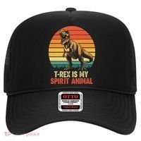 T Rex Is My Spirit Animal Funny Dinosaur Fan Retro Hat thumb 0