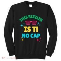 This Rizzler Is 11 Birthday Eleven 11 Birthday Sweatshirt thumb 0