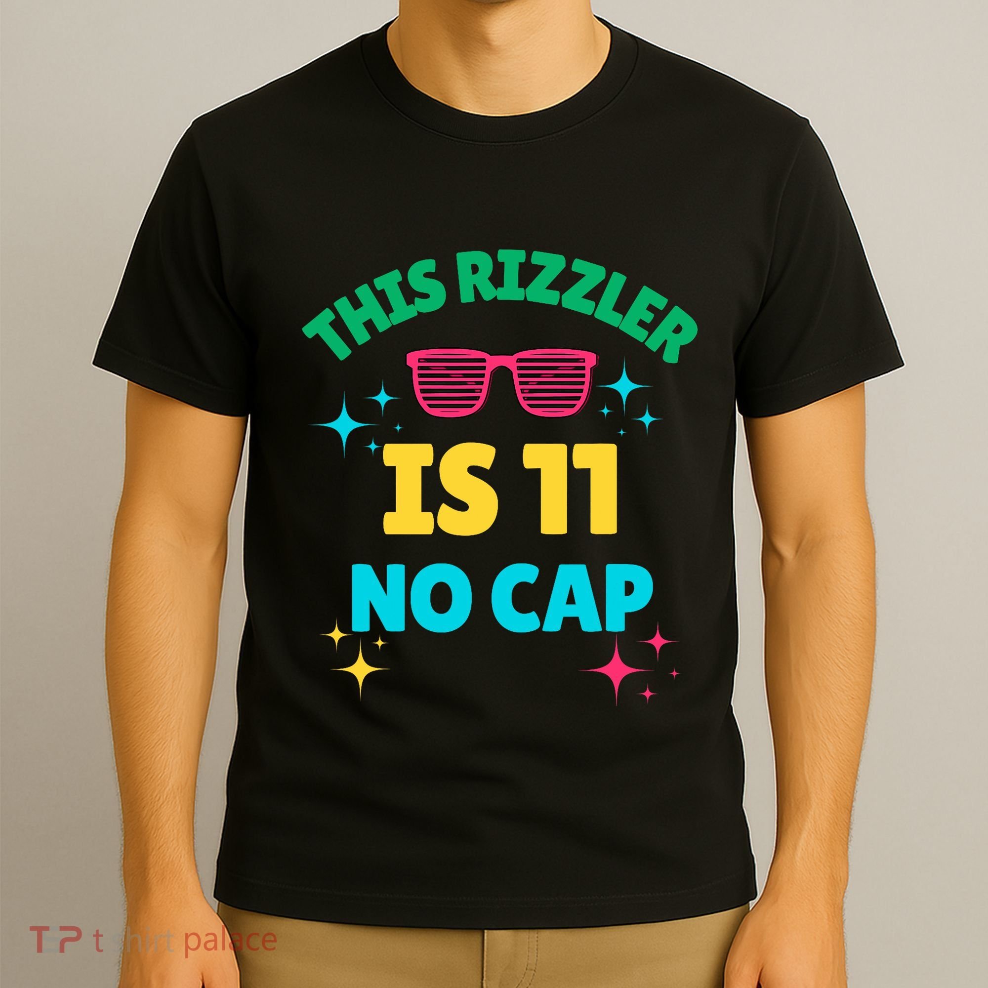 This Rizzler Is 11 Birthday Eleven 11 Birthday T-Shirt