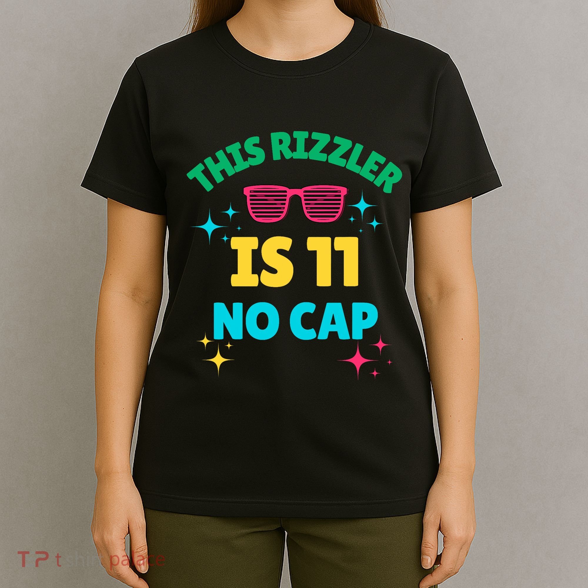 This Rizzler Is 11 Birthday Eleven 11 Birthday T-Shirt