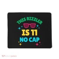 This Rizzler Is 11 Birthday Eleven 11 Birthday Mousepad thumb 0