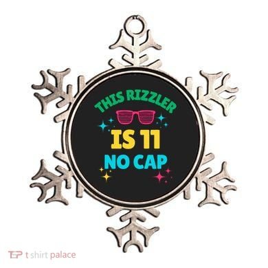 This Rizzler Is 11 Birthday Eleven 11 Birthday Ornament