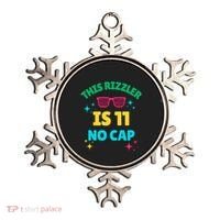 This Rizzler Is 11 Birthday Eleven 11 Birthday Ornament thumb 0