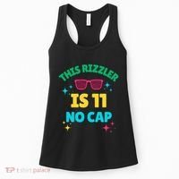 This Rizzler Is 11 Birthday Eleven 11 Birthday Women's Tank Top thumb 0