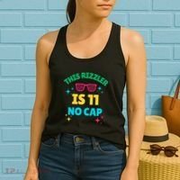 This Rizzler Is 11 Birthday Eleven 11 Birthday Women's Tank Top thumb 2