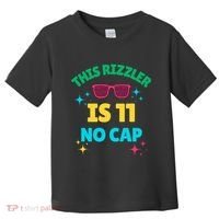 This Rizzler Is 11 Birthday Eleven 11 Birthday Toddler T-Shirt thumb 0