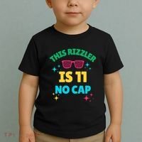 This Rizzler Is 11 Birthday Eleven 11 Birthday Toddler T-Shirt thumb 2