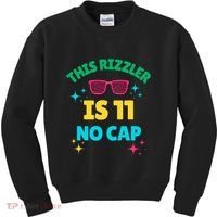 This Rizzler Is 11 Birthday Eleven 11 Birthday Kids Sweatshirt thumb 0