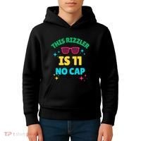 This Rizzler Is 11 Birthday Eleven 11 Birthday Kids Hoodie thumb 4