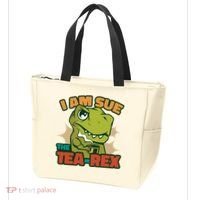 T Rex I Am Sue The Teafunny Giftrex Funny Trex Dinosaur Ing Tea Gift Tote Bag thumb 3