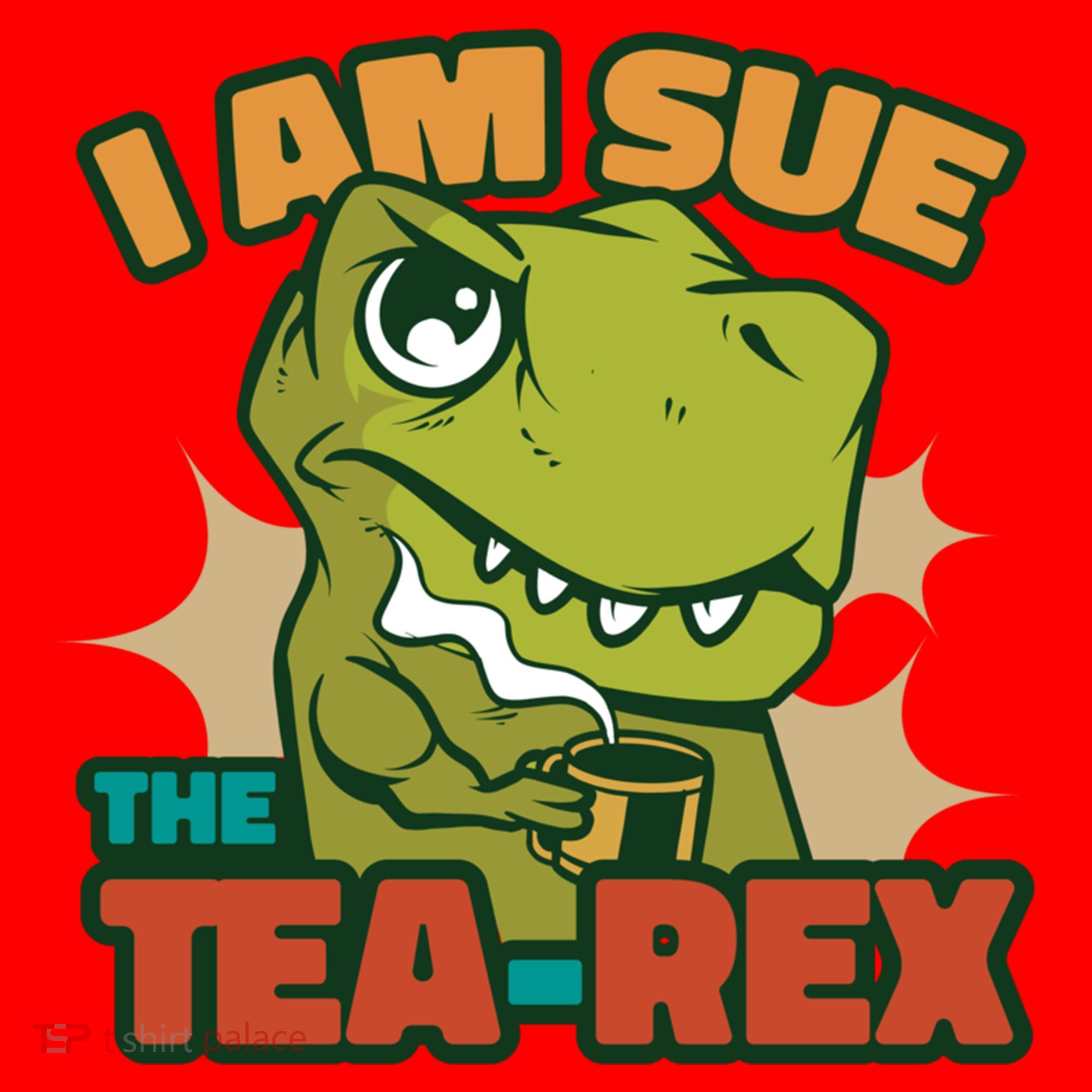 T Rex I Am Sue The Teafunny Giftrex Funny Trex Dinosaur Ing Tea Gift Santa Hat