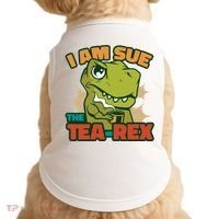 T Rex I Am Sue The Teafunny Giftrex Funny Trex Dinosaur Ing Tea Gift Doggie Tank thumb 0