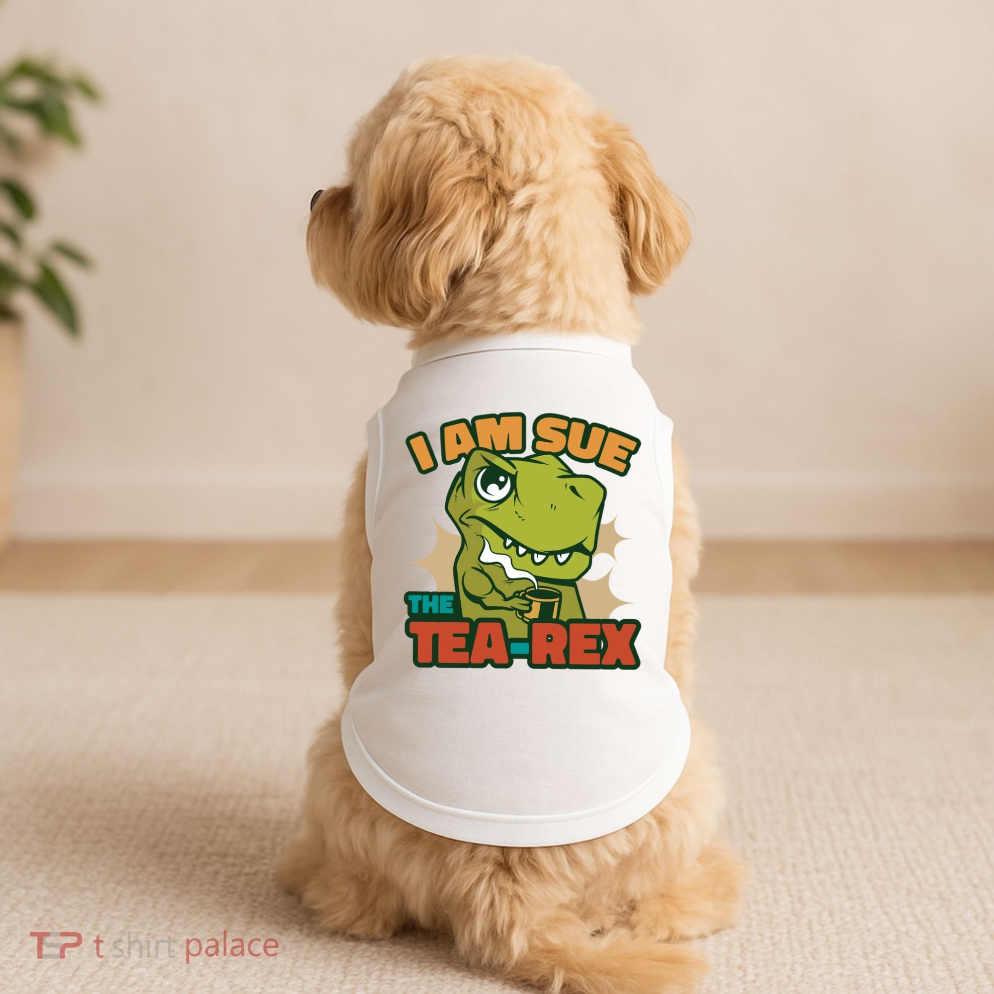T Rex I Am Sue The Teafunny Giftrex Funny Trex Dinosaur Ing Tea Gift Doggie Tank