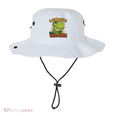 T Rex I Am Sue The Teafunny Giftrex Funny Trex Dinosaur Ing Tea Gift Bucket Hat