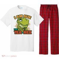 T Rex I Am Sue The Teafunny Giftrex Funny Trex Dinosaur Ing Tea Gift Pajama Set thumb 0
