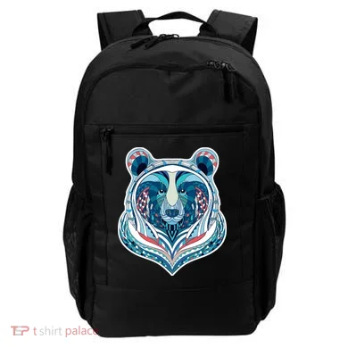 Tribal bear  Backpack