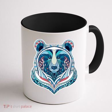 Tribal bear  Coffee Mug back
