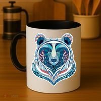 Tribal bear  Coffee Mug thumb 4