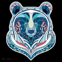 Tribal bear  Ornament thumb 1
