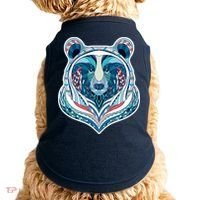 Tribal bear  Doggie Tank thumb 0