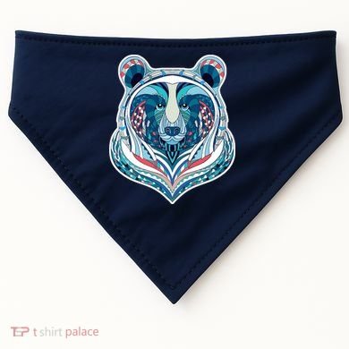 Tribal bear  USA-Made Doggie Bandana