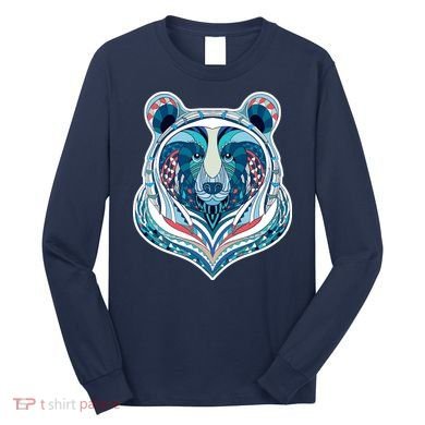 Tribal bear  Long Sleeve Shirt