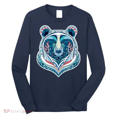 Tribal bear Long Sleeve Shirt