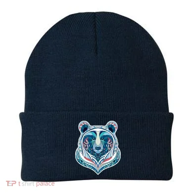 Tribal bear Beanie