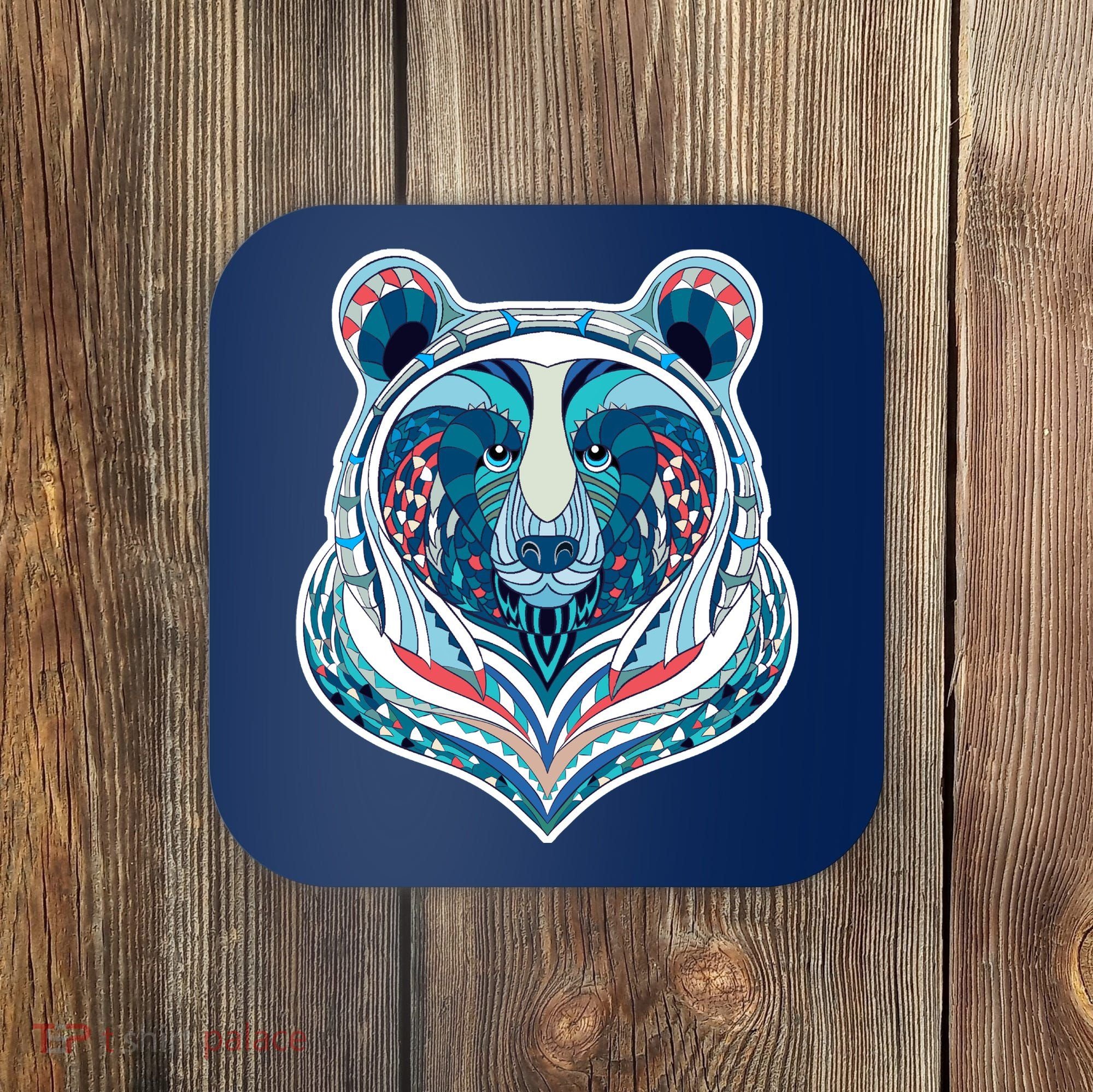Tribal bear  Coaster
