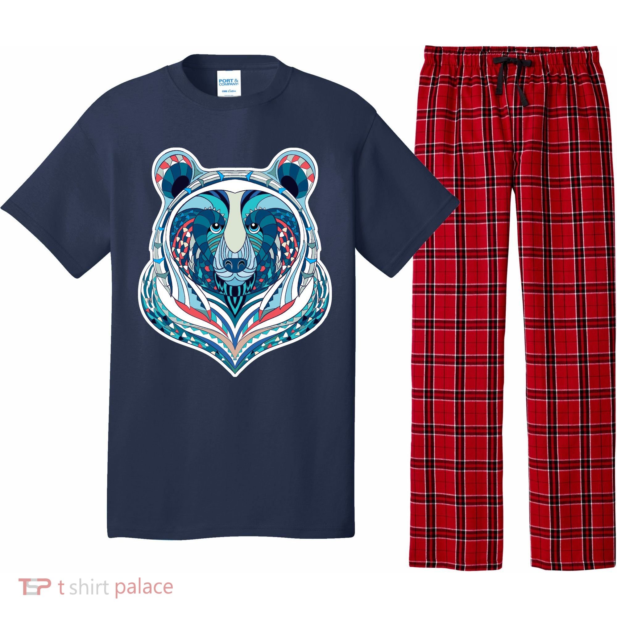 Tribal bear  Pajama Set