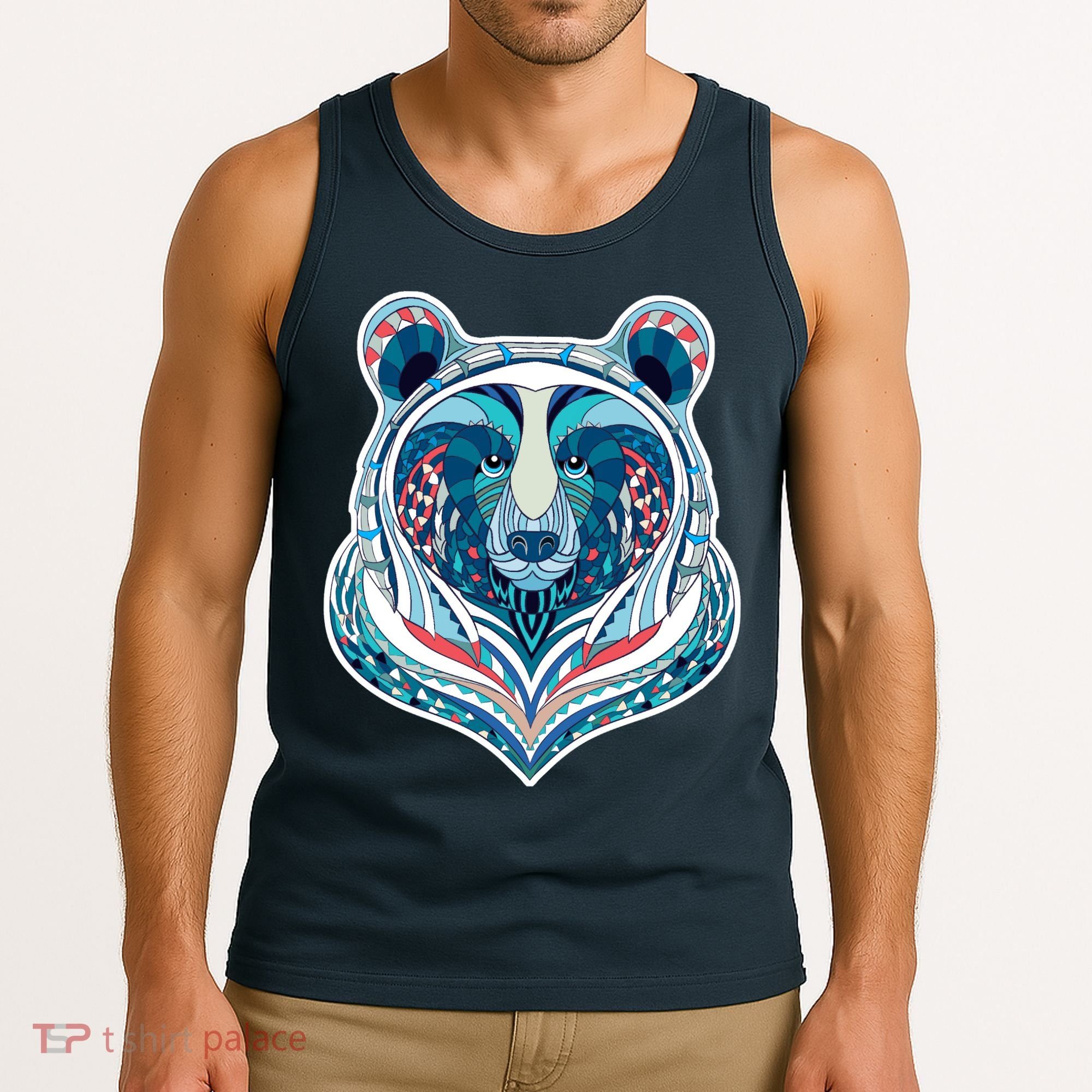 Tribal bear  Tank Top