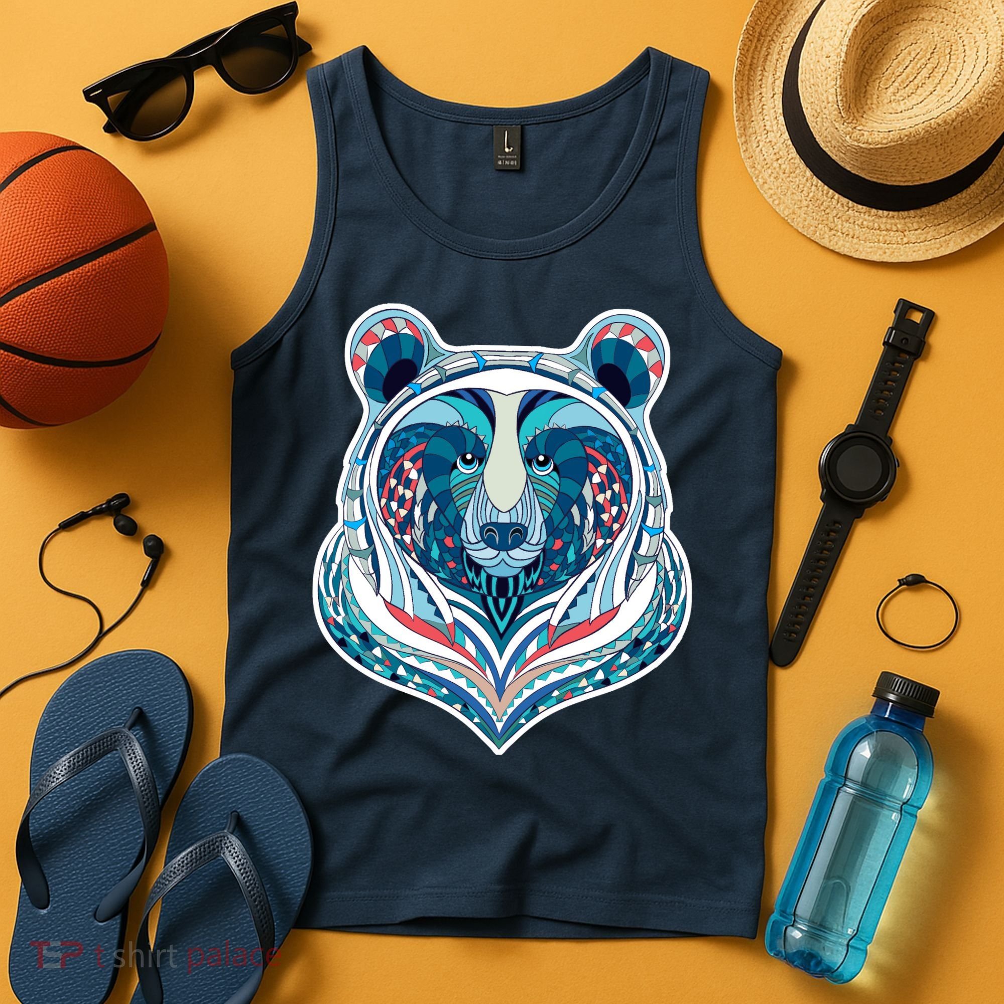 Tribal bear  Tank Top