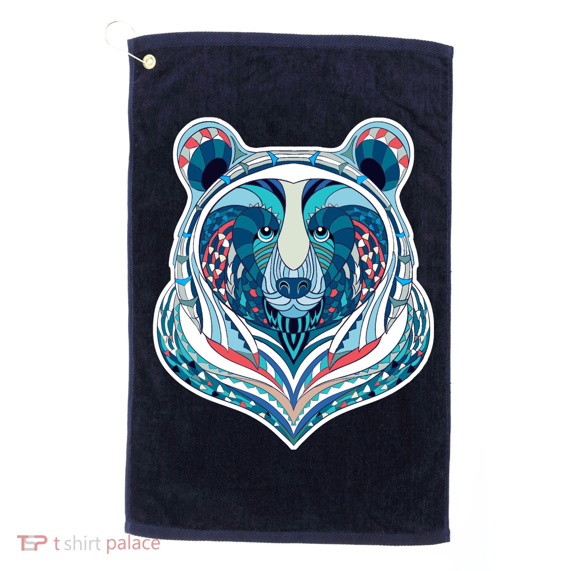 Tribal bear  Golf Towel