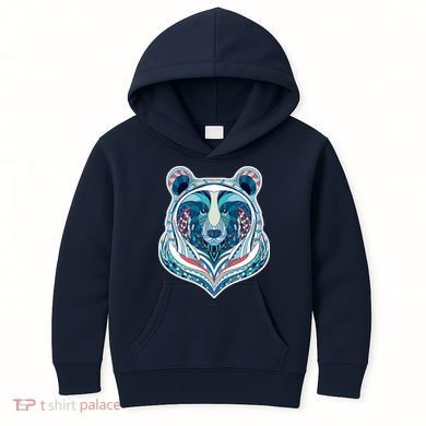 Tribal bear  Kids Hoodie
