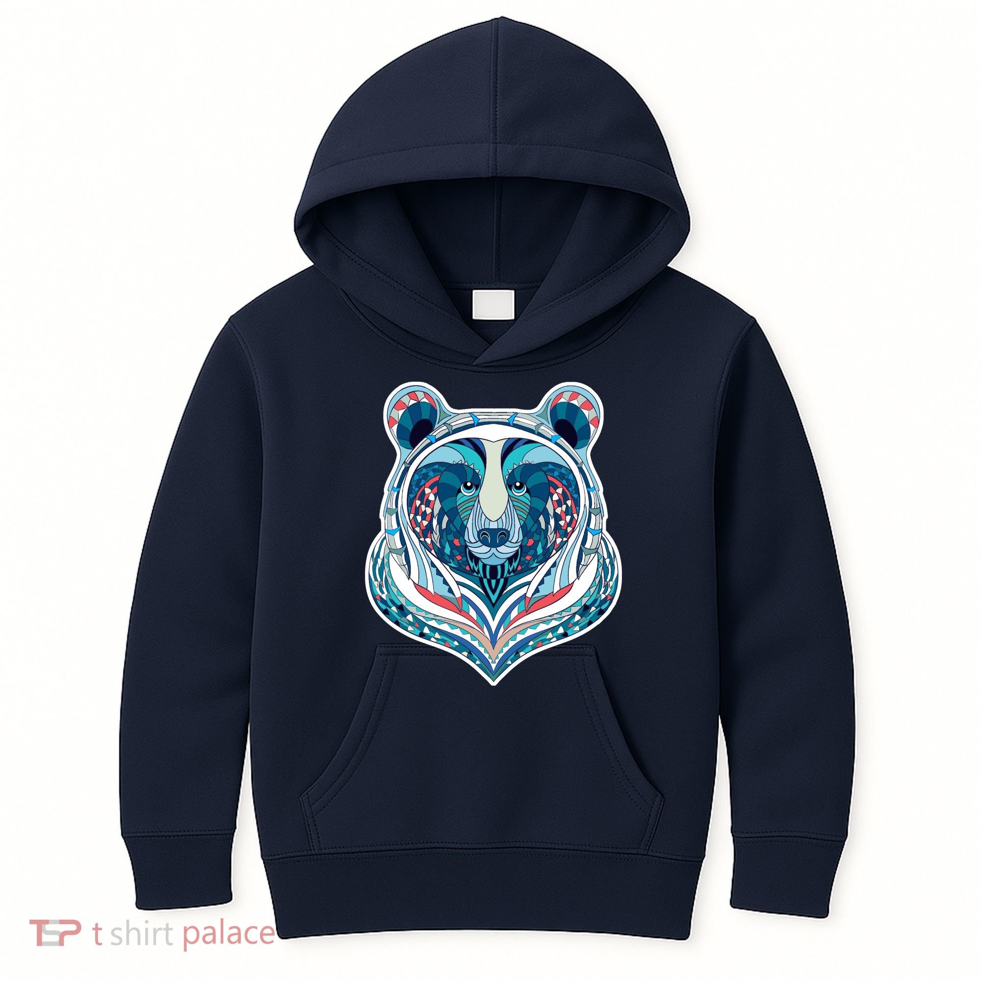 Tribal bear  Kids Hoodie