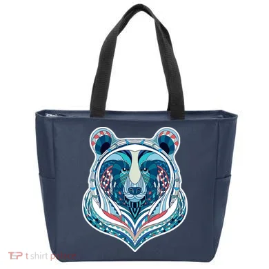 Tribal bear  Tote Bag