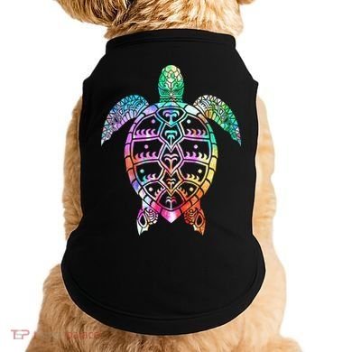 Tribal Colorful Turtle Doggie Tank