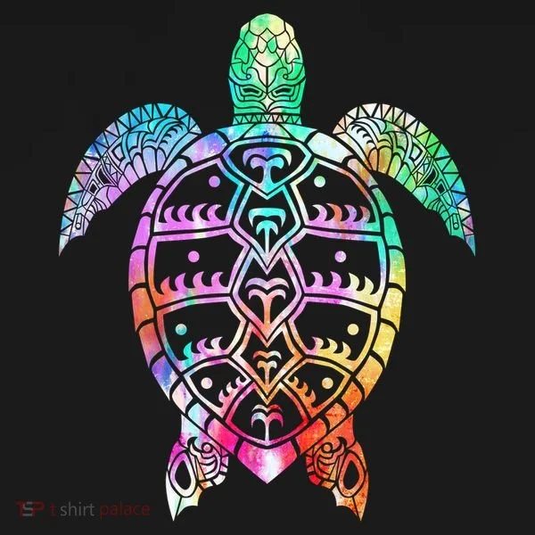 Tribal Colorful Turtle Bucket Hat