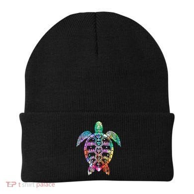 Tribal Colorful Turtle Beanie