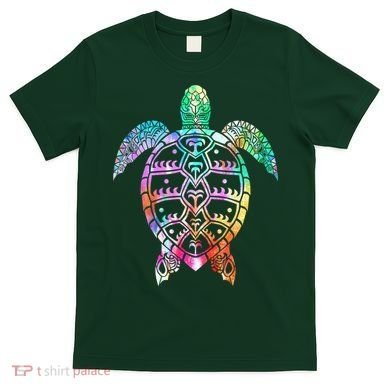 Tribal Colorful Turtle T-Shirt